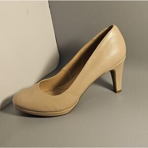 Naturalizer Women's "Penny" Career Siren Professional Pump Beige Size 10 M